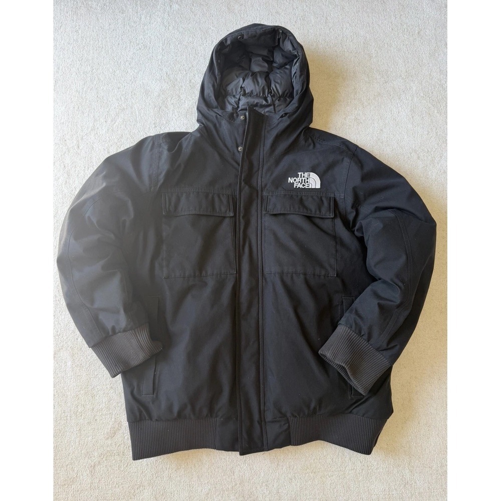 The North Face Mens Gotham lll Goose Down Insulated Winter Jacket Black XL